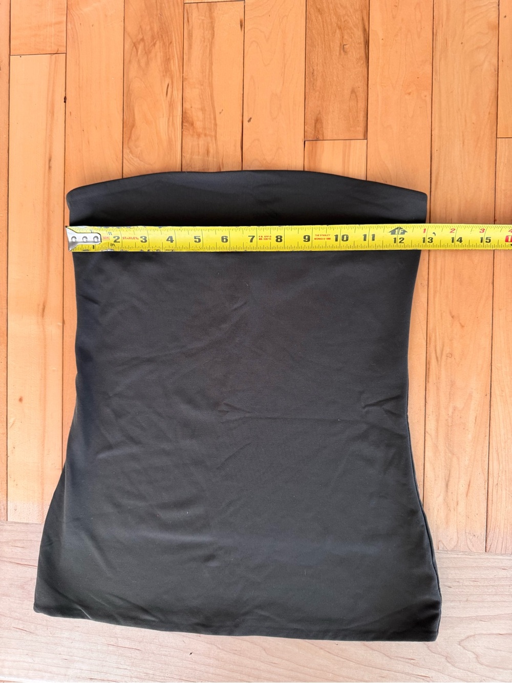 Aritzia Contour Black Strapless Tube Top M